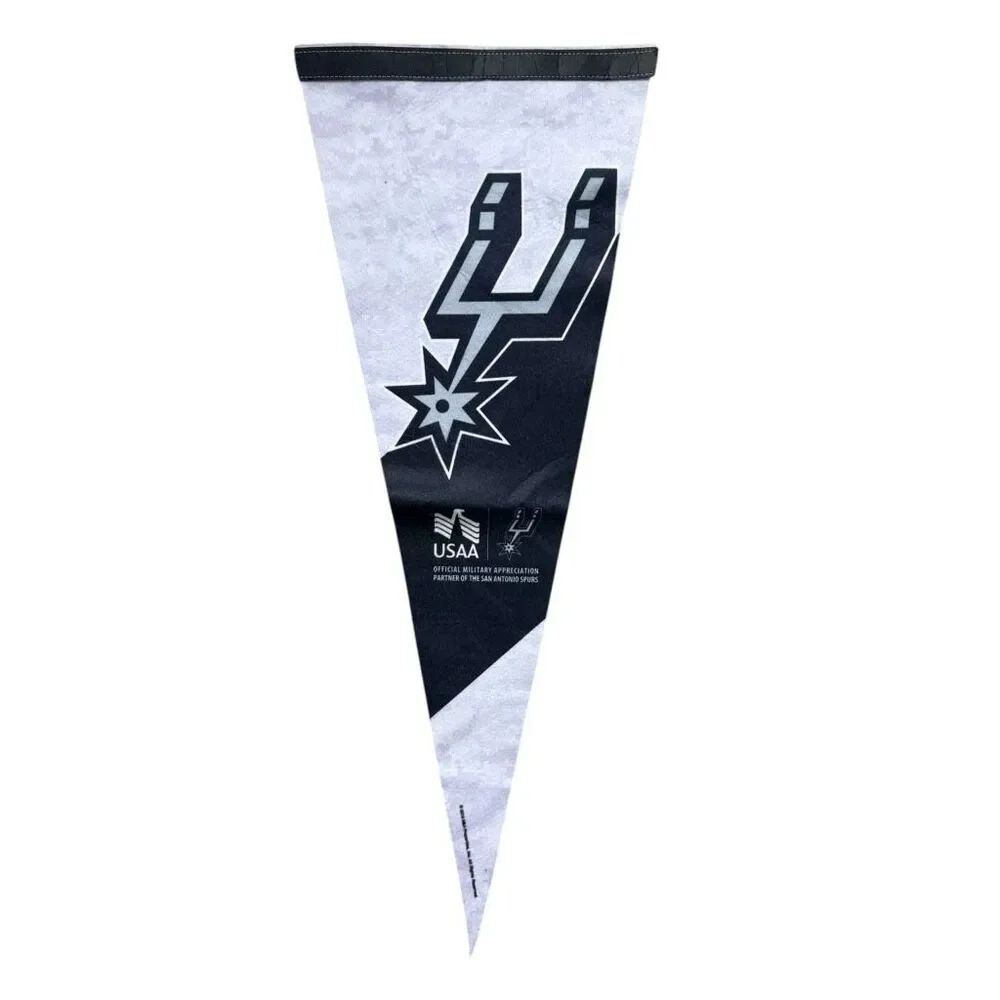San Antonio Spurs Basketball USAA Team Pennant